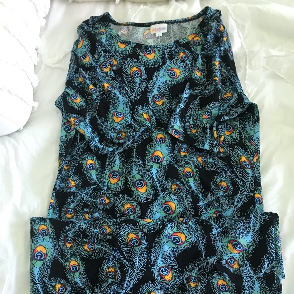 Lularoe Peacock Feather Julia